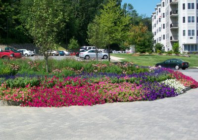 landscaping with flower beds