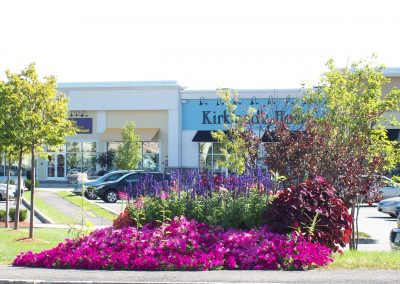 landscaping with flower beds