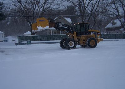 snow plowing services