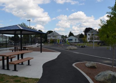 playground and pavilion