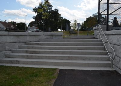 tennis court steps